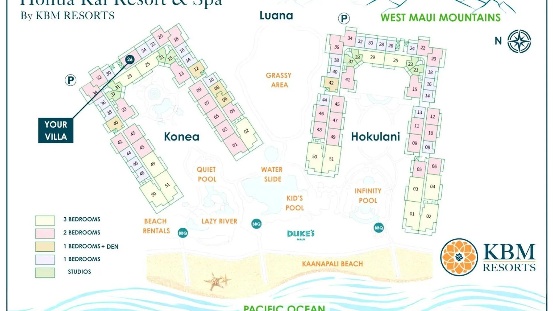 Kbm Resorts Free Car Honua Kai Konea 2-Bedroom Condo With Large Floorplan Recently Updated Hkk-926 0*, كانابالي الولايات المتحدة الأمريكية